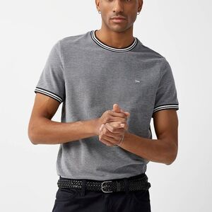 Michael Kors Men's Gray Accent-trim Stitched T-shirt Size Small